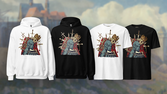 Step Into Bohemia With the Kingdom Come Deliverance II Boneface Art Pullover Hoodie