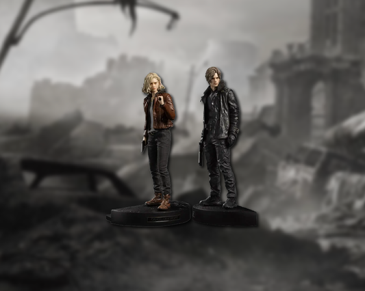 Face the Horror: New Resident Evil Requiem Leon S. Kennedy and Grace Ashcroft Statues Arrive at the IGN Store