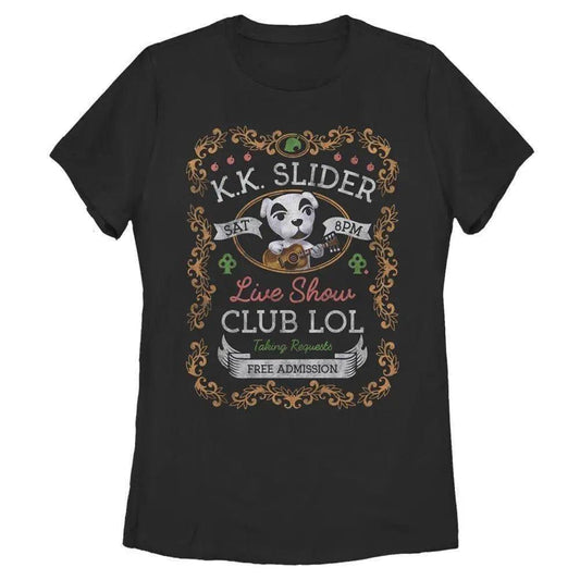 Animal Crossing - KK Slider Club LOL Poster - T-Shirt