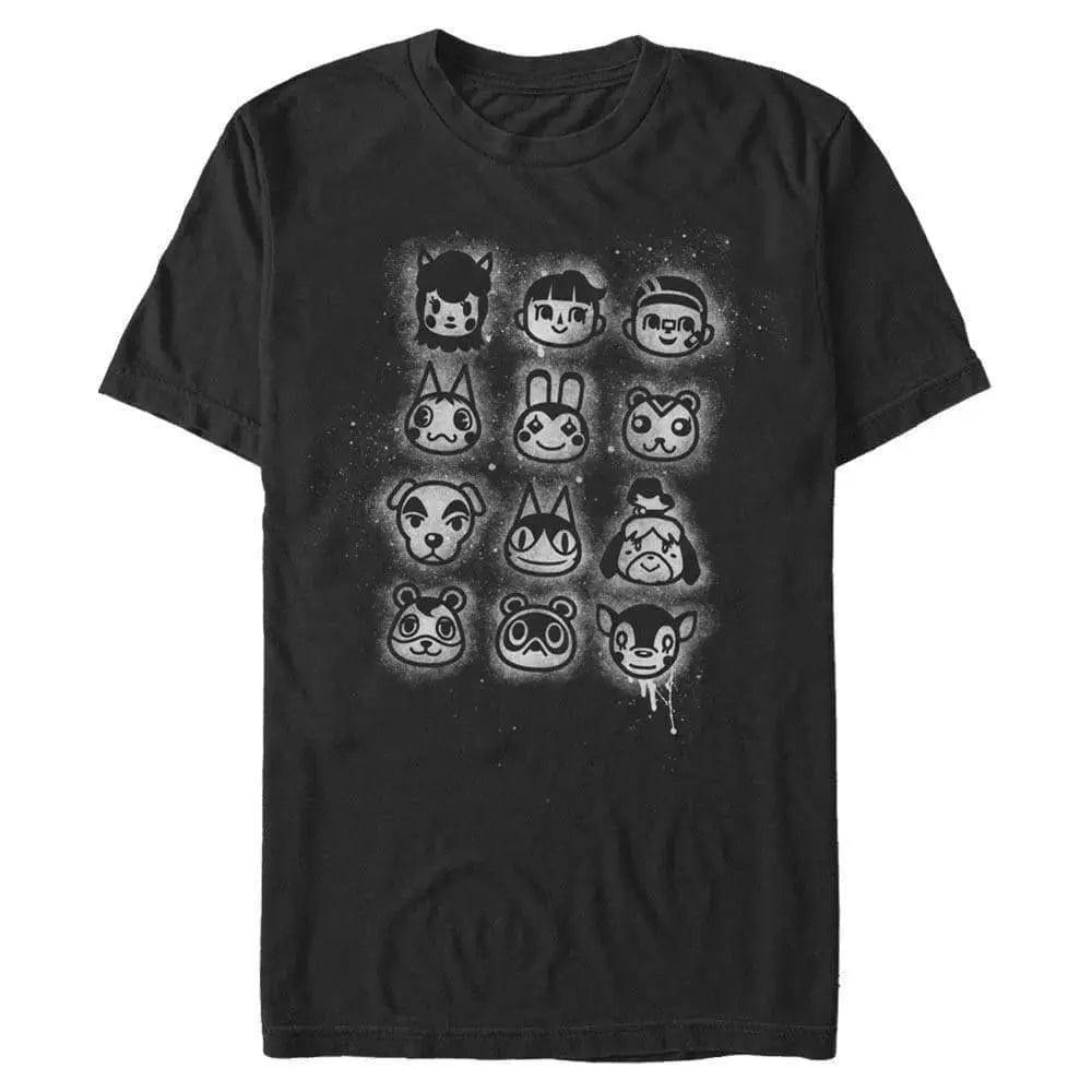 Animal Crossing - Villagers Stencil - T-Shirt