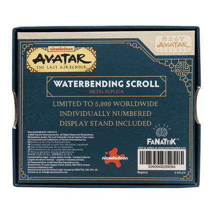 Avatar The Last Airbender - Waterbending Scroll Metal - Replica