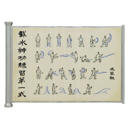 Avatar The Last Airbender - Waterbending Scroll Metal - Replica