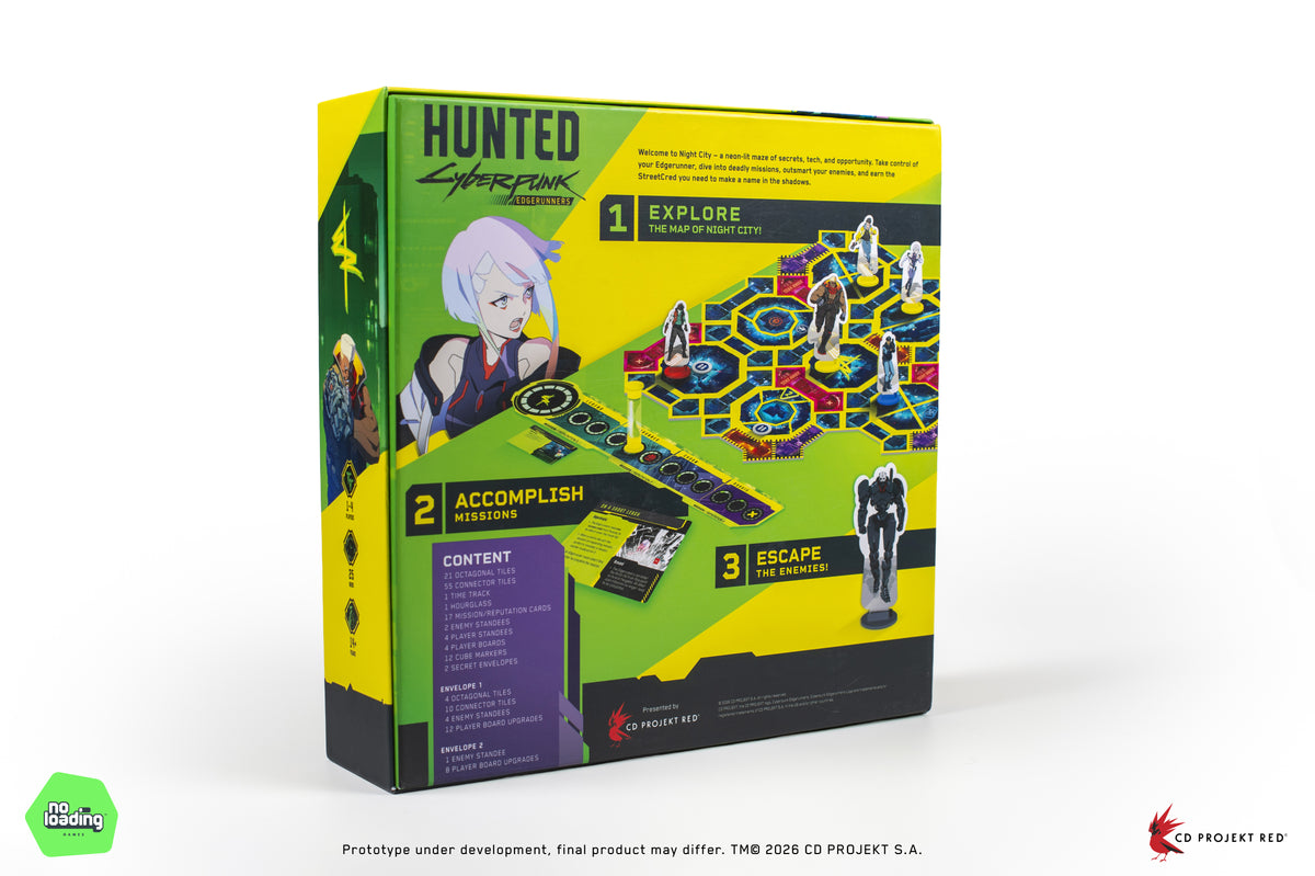 Cyberpunk Edgerunners - Hunted - Board Game + Preorder Bonus