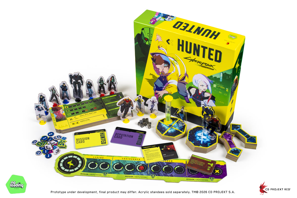 Cyberpunk Edgerunners - Hunted - Board Game + Preorder Bonus