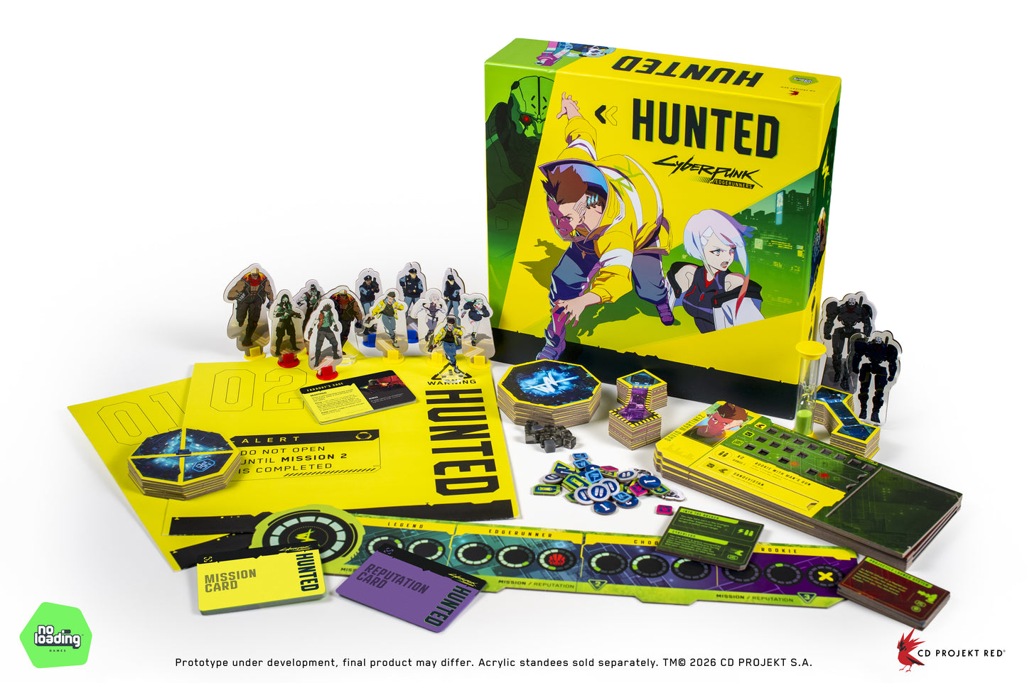 Cyberpunk Edgerunners - Hunted - Board Game + Preorder Bonus