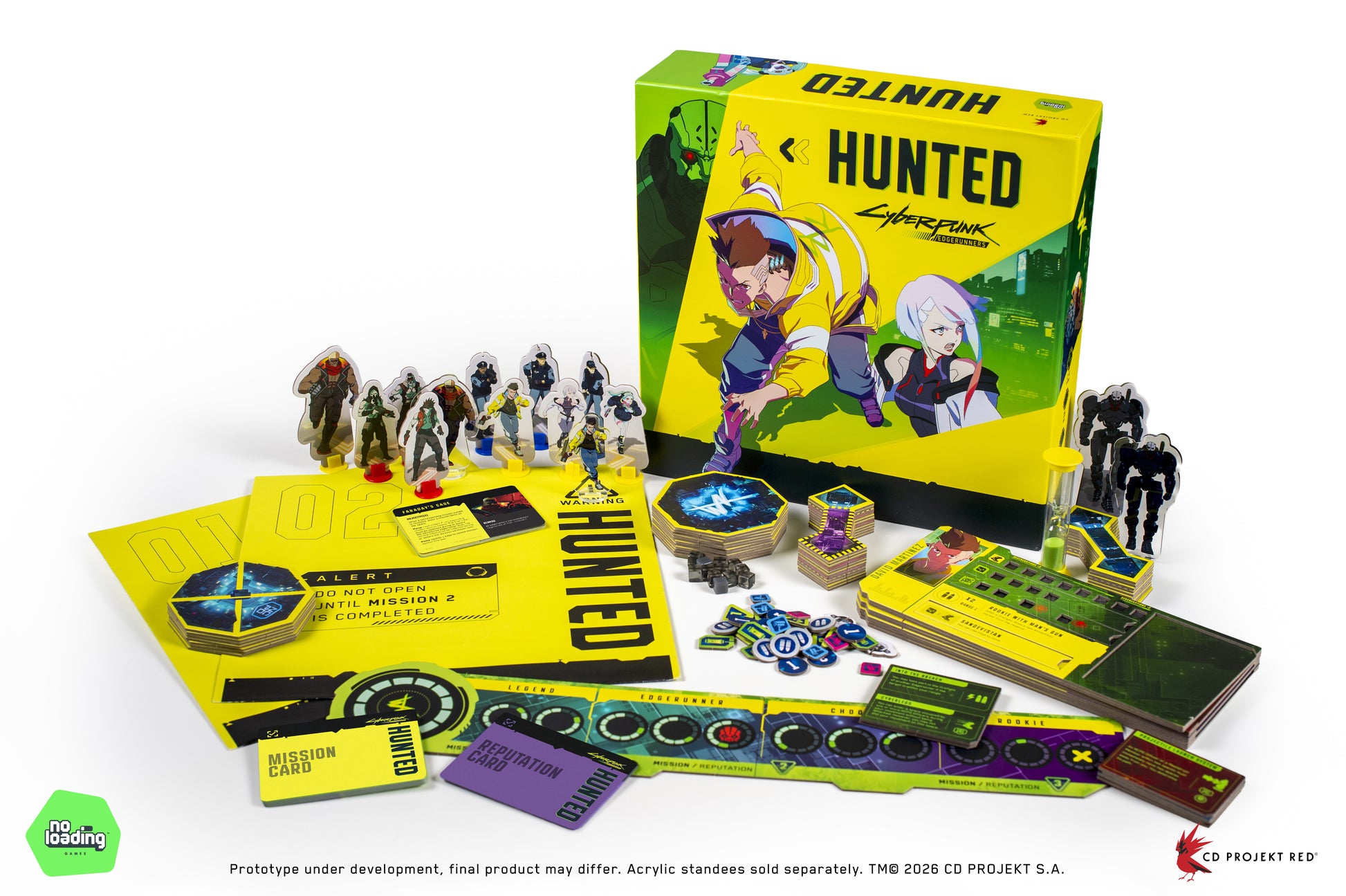 Cyberpunk Edgerunners - Hunted - Board Game + Preorder Bonus
