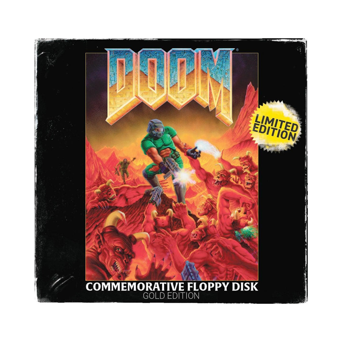 DOOM - Floppy Disk Limited Edition Imitation Gold Plated - Replica