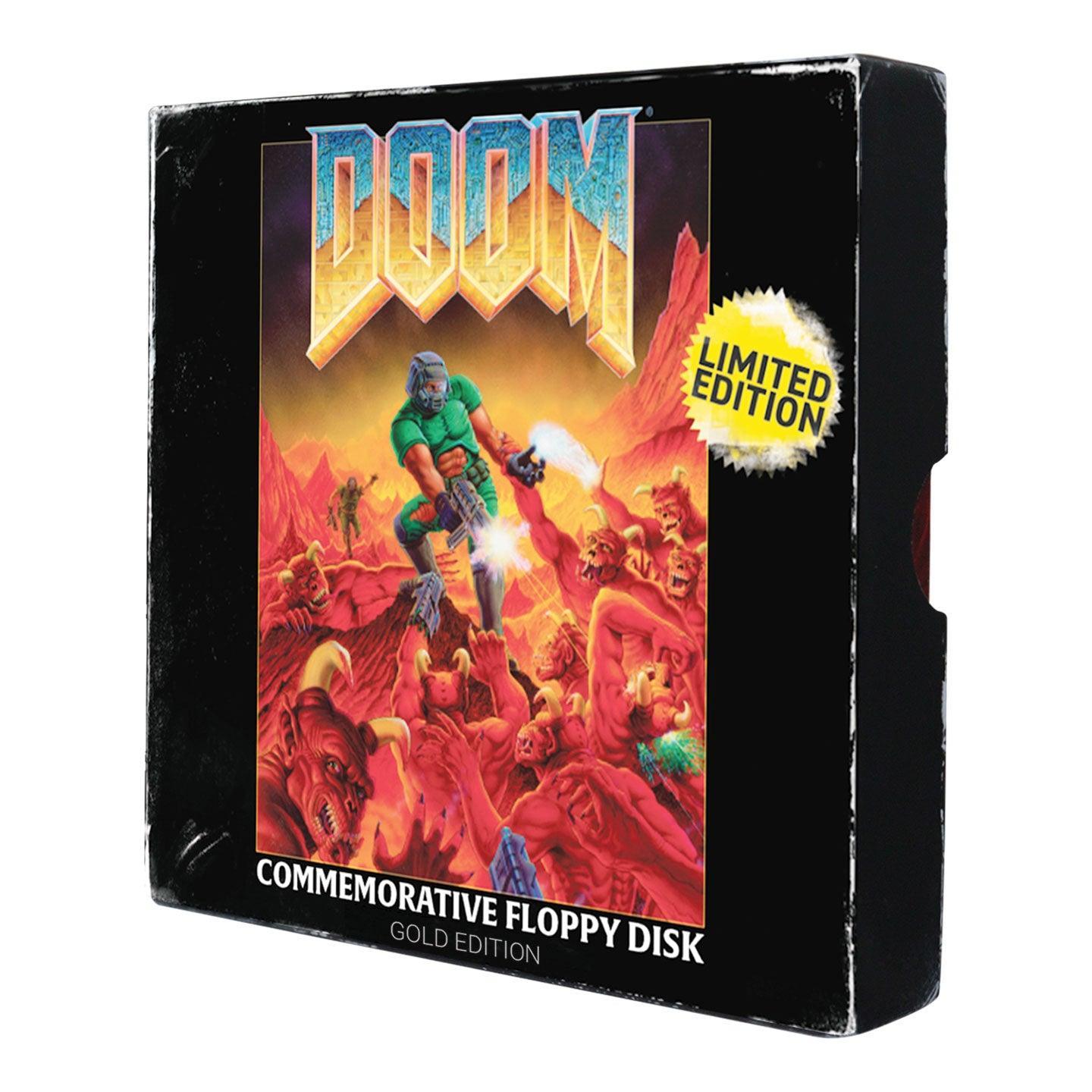 DOOM - Floppy Disk Limited Edition Imitation Gold Plated - Replica