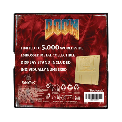 DOOM - Floppy Disk Limited Edition Imitation Gold Plated - Replica