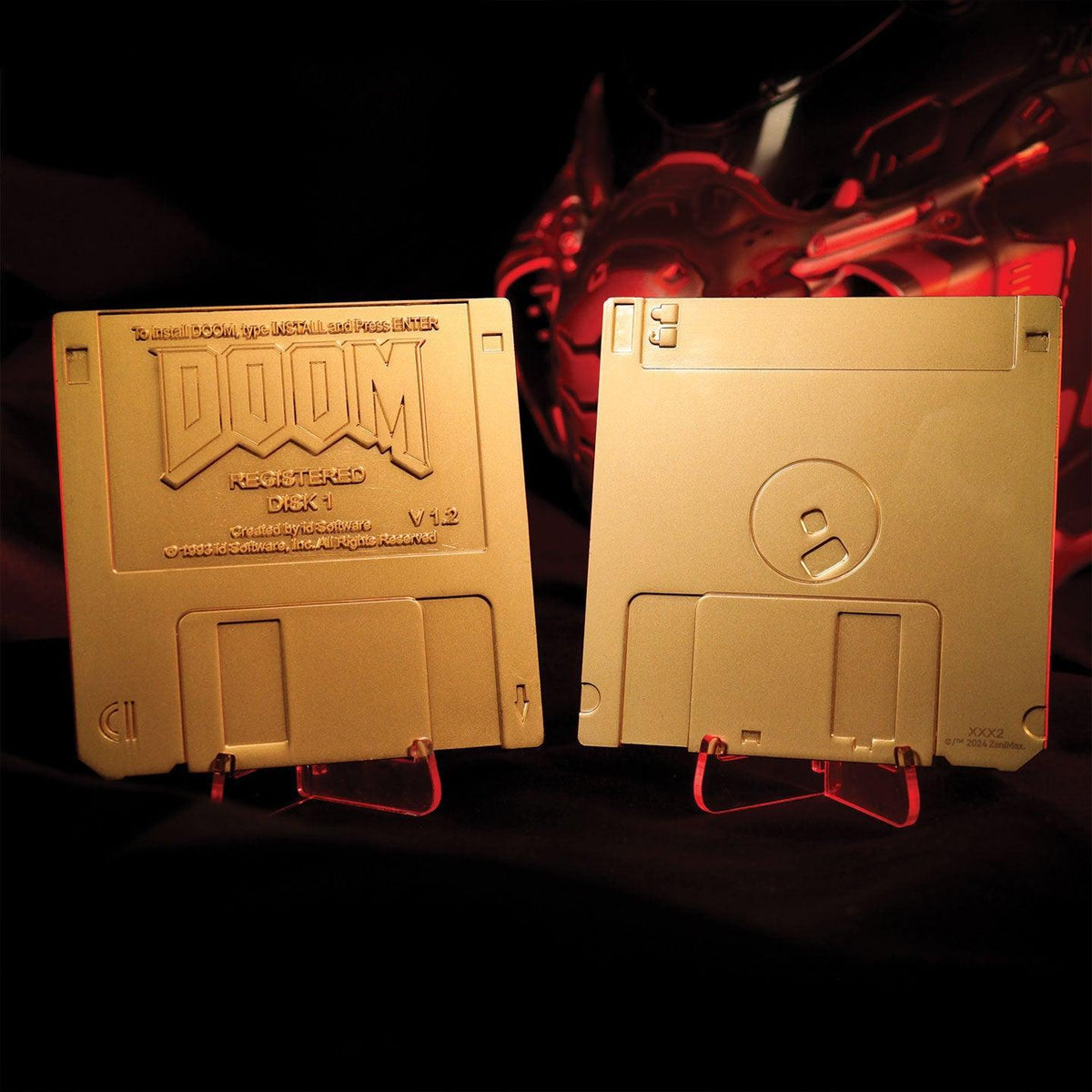 DOOM - Floppy Disk Limited Edition Imitation Gold Plated - Replica