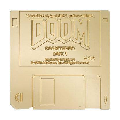DOOM - Floppy Disk Limited Edition Imitation Gold Plated - Replica