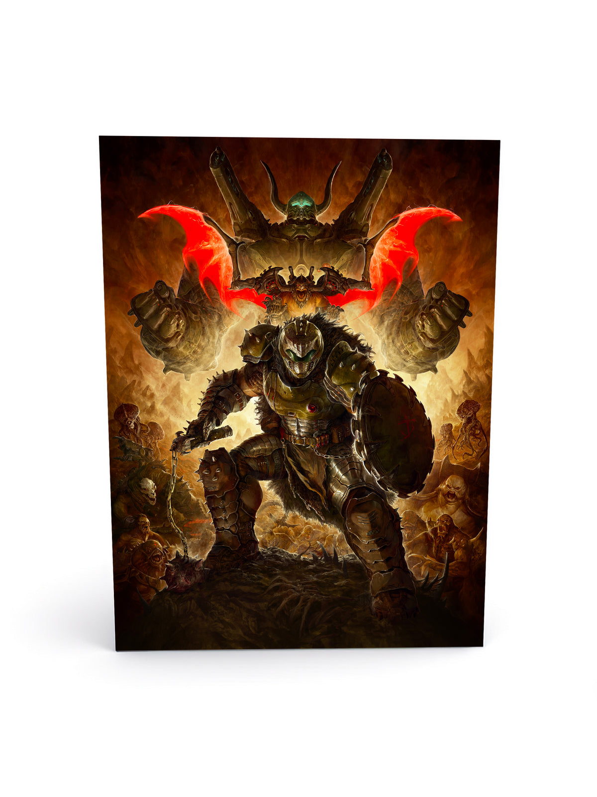 DOOM The Dark Ages - Hellwalkers Limited Edition Acrylic - Print - 18x24