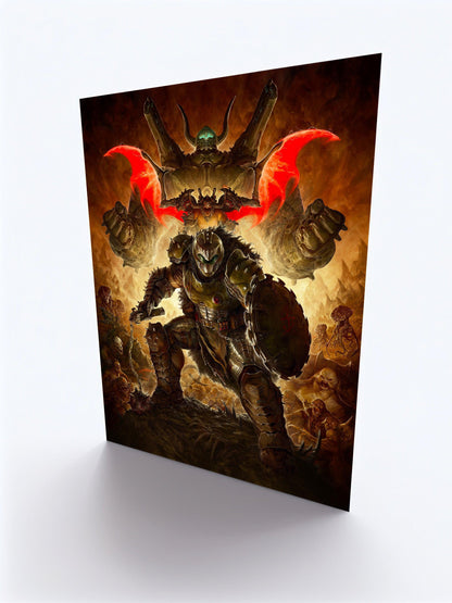 DOOM The Dark Ages - Hellwalkers Limited Edition Acrylic - Print - 18x24