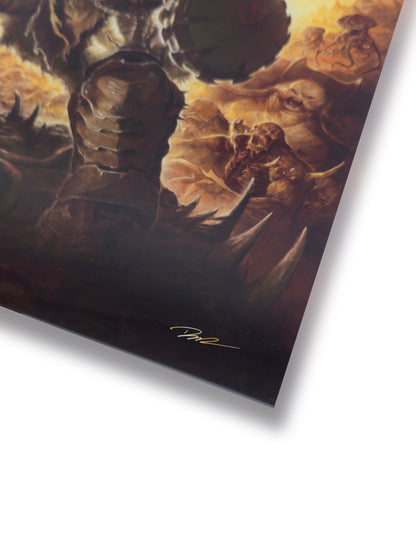 DOOM The Dark Ages - Hellwalkers Limited Edition Acrylic - Print - 18x24