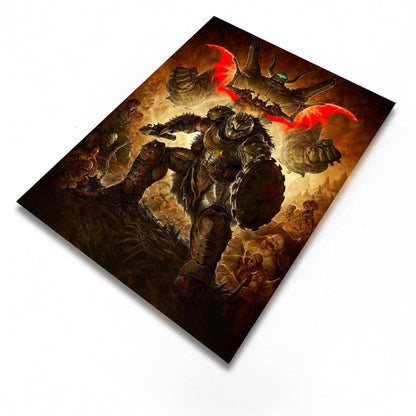 DOOM The Dark Ages - Hellwalkers Limited Edition Acrylic - Print - 18x24