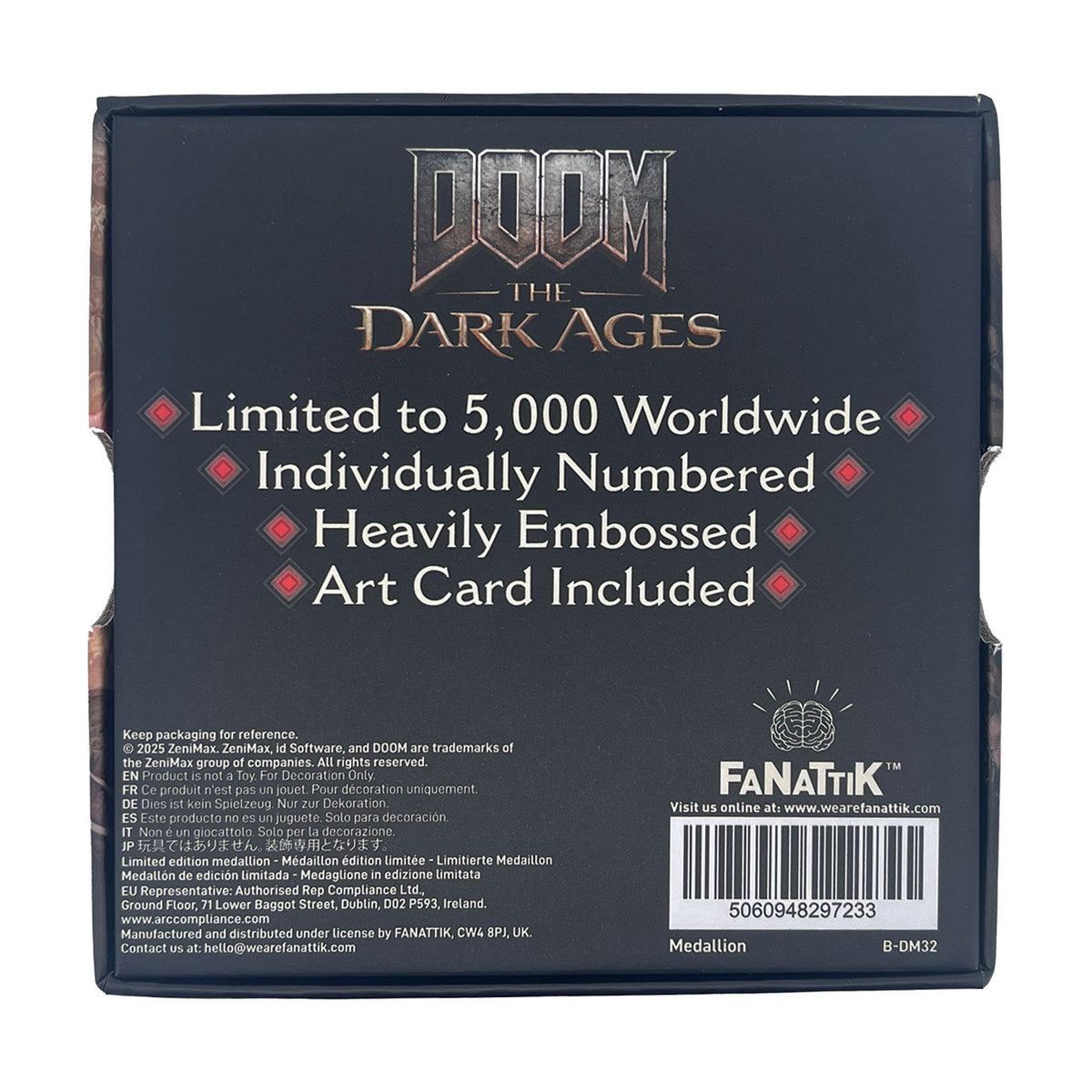 DOOM The Dark Ages - Shield Saw - Medallion and Art Card