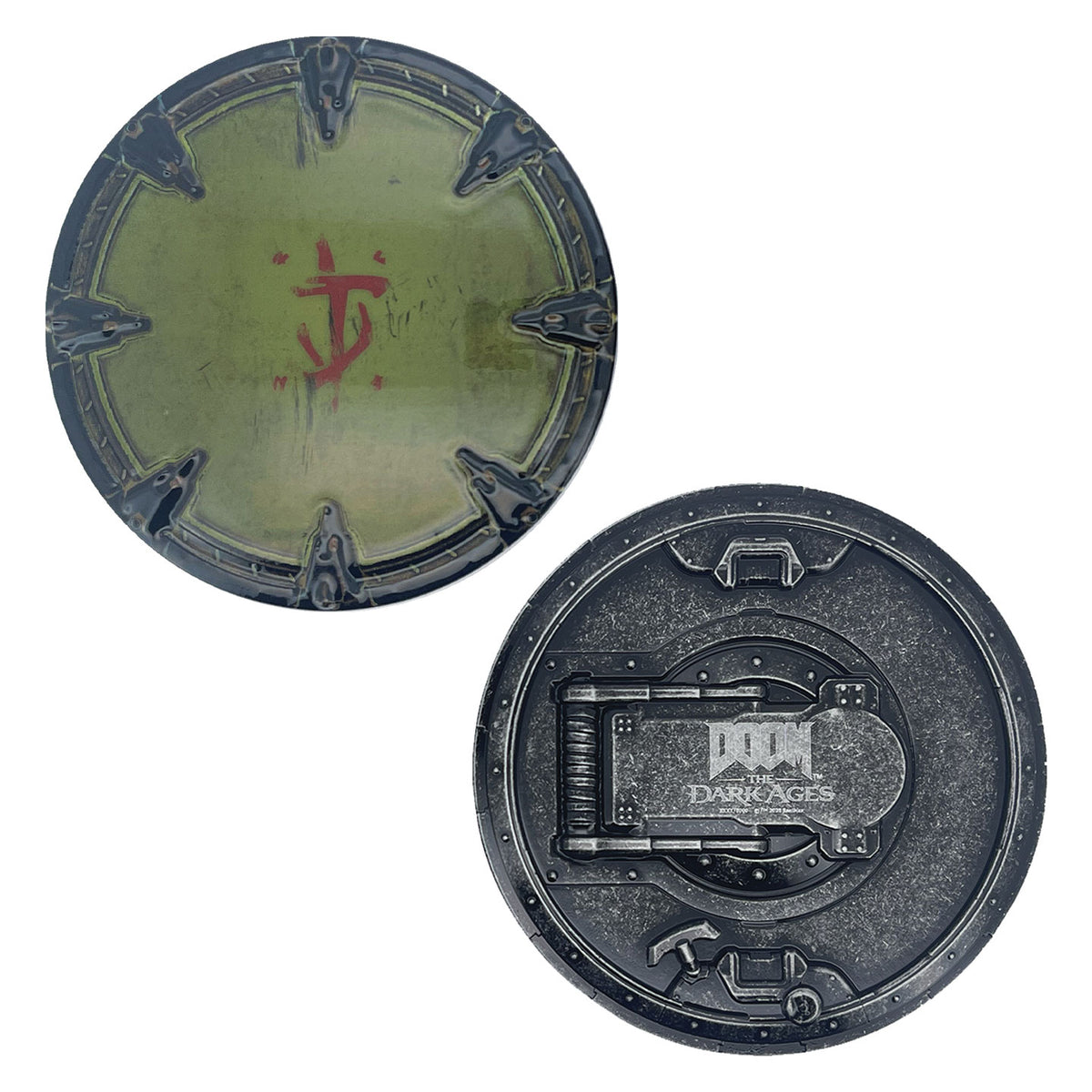 DOOM The Dark Ages - Shield Saw - Medallion and Art Card