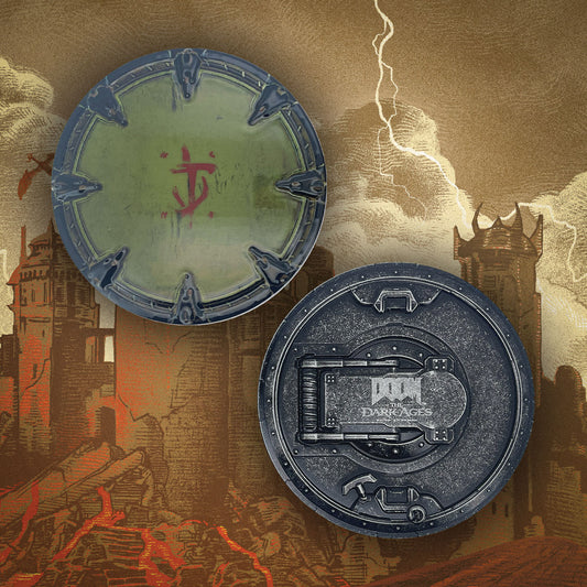 DOOM The Dark Ages - Shield Saw - Medallion and Art Card
