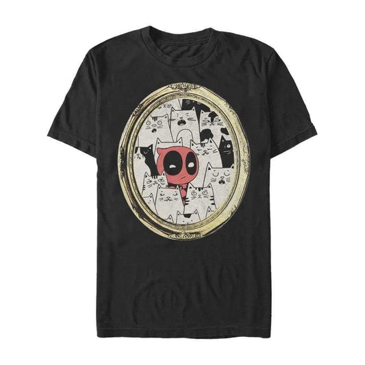Deadpool - Cats Rule Everything Around Me - T-Shirt