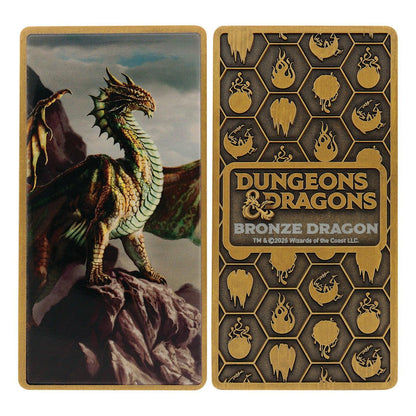 Dungeons and Dragons - Metallic Dragons 5 Piece - Ingot Set