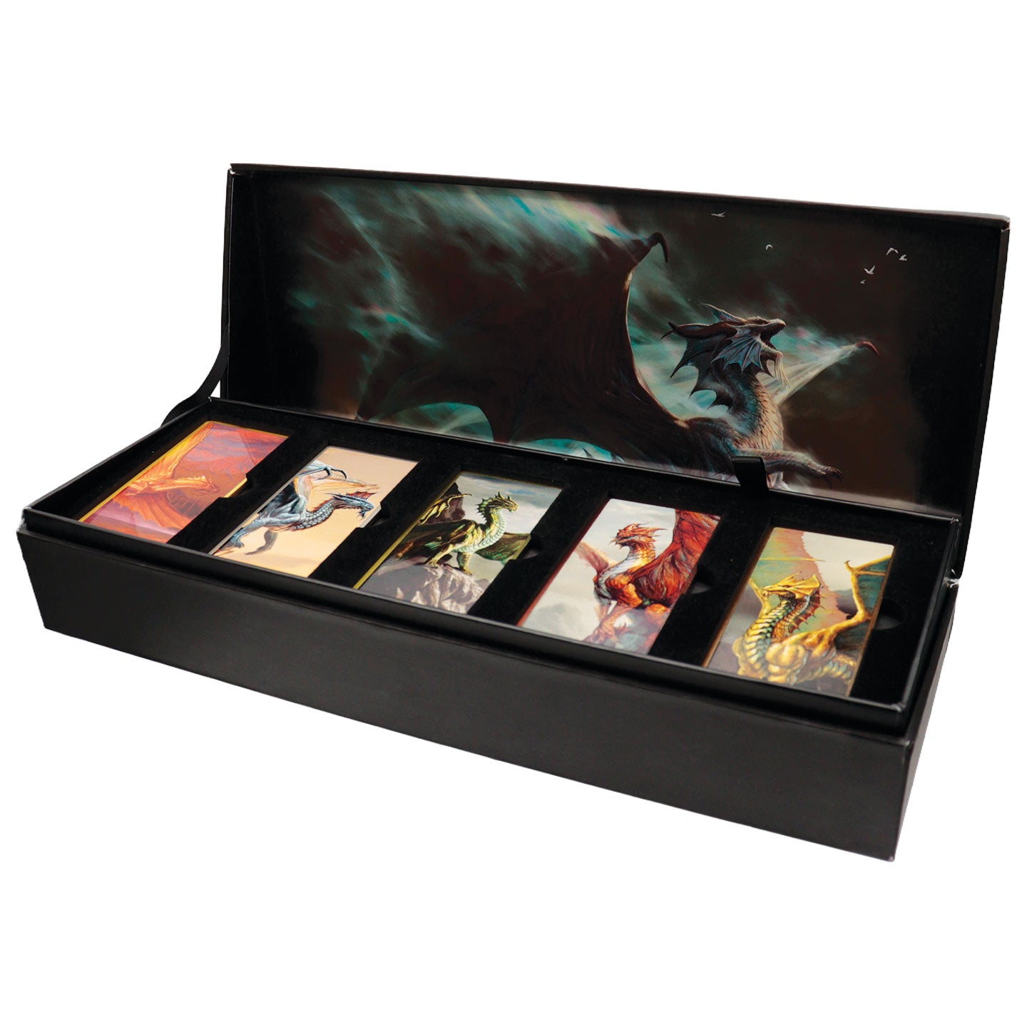 Dungeons and Dragons - Metallic Dragons 5 Piece - Ingot Set