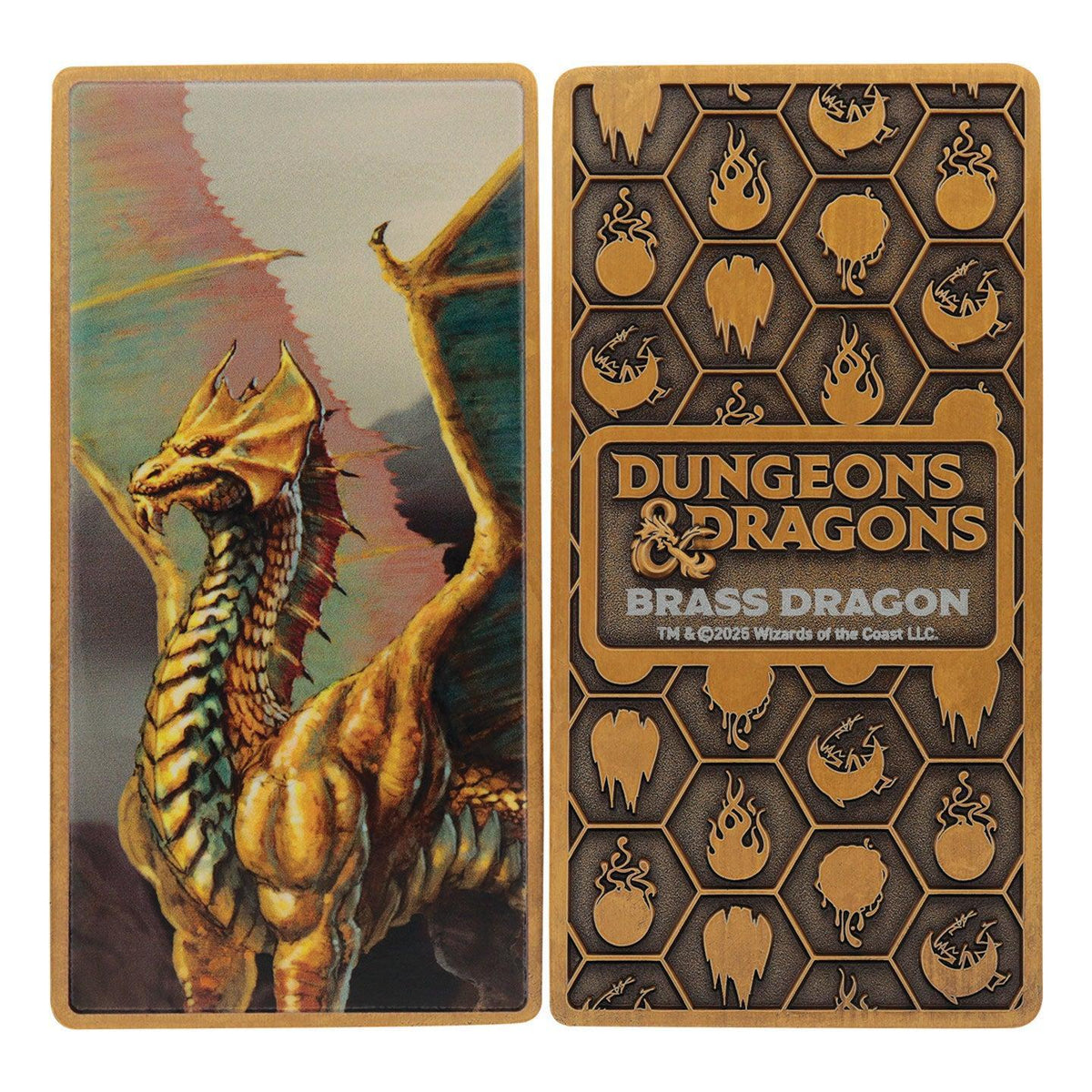 Dungeons and Dragons - Metallic Dragons 5 Piece - Ingot Set