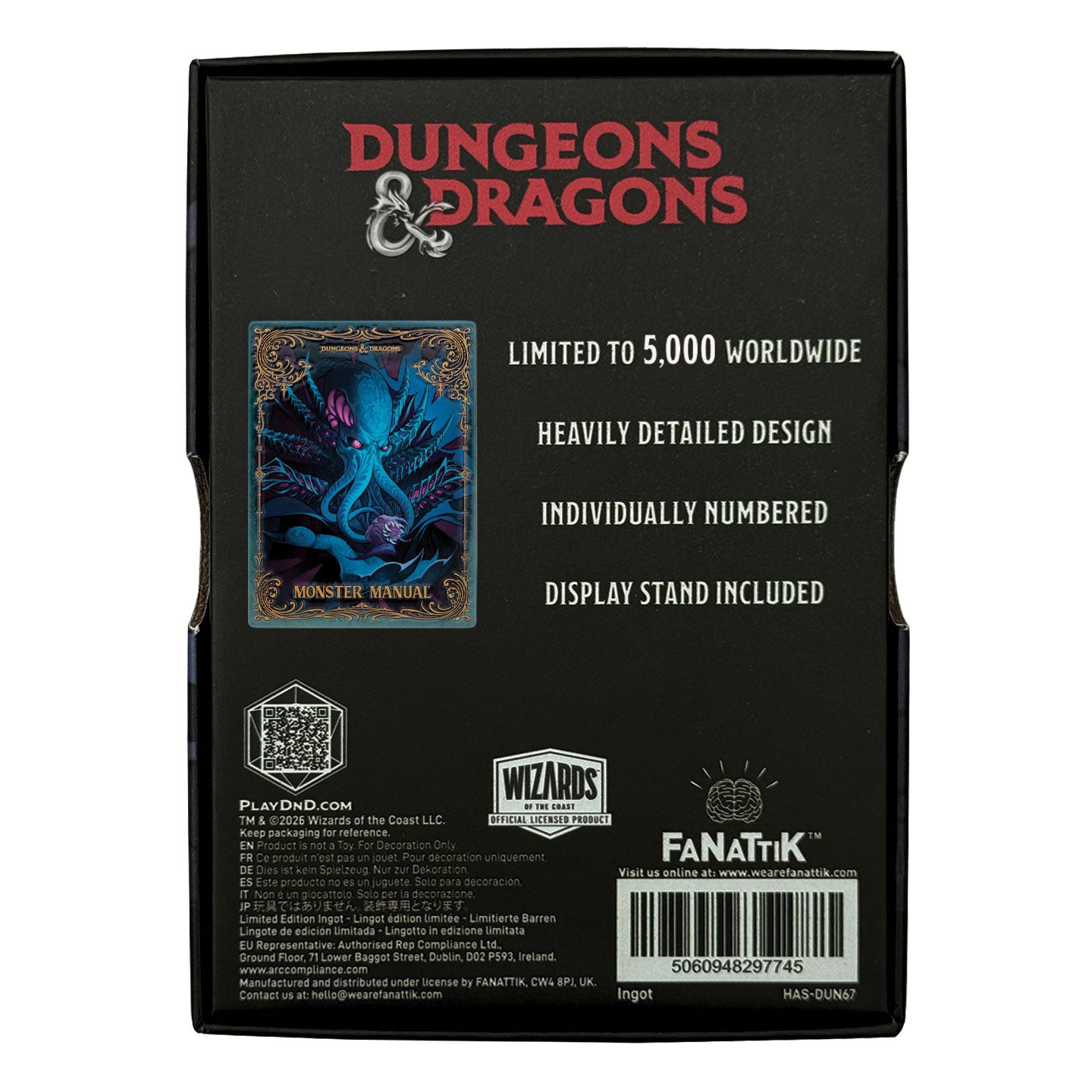 Dungeons and Dragons - Monster Manual Alternate Cover - Ingot