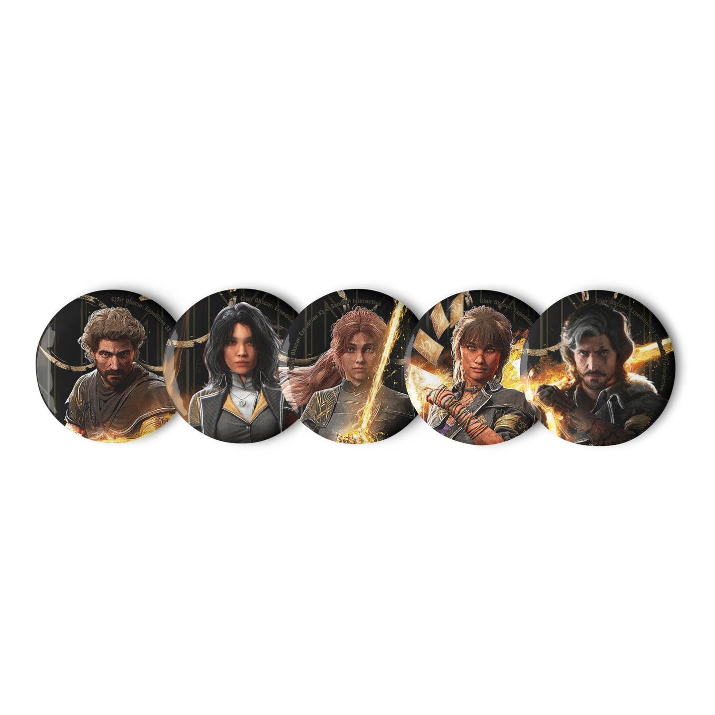 Expedition 33 - Character Set of 5 - Pins