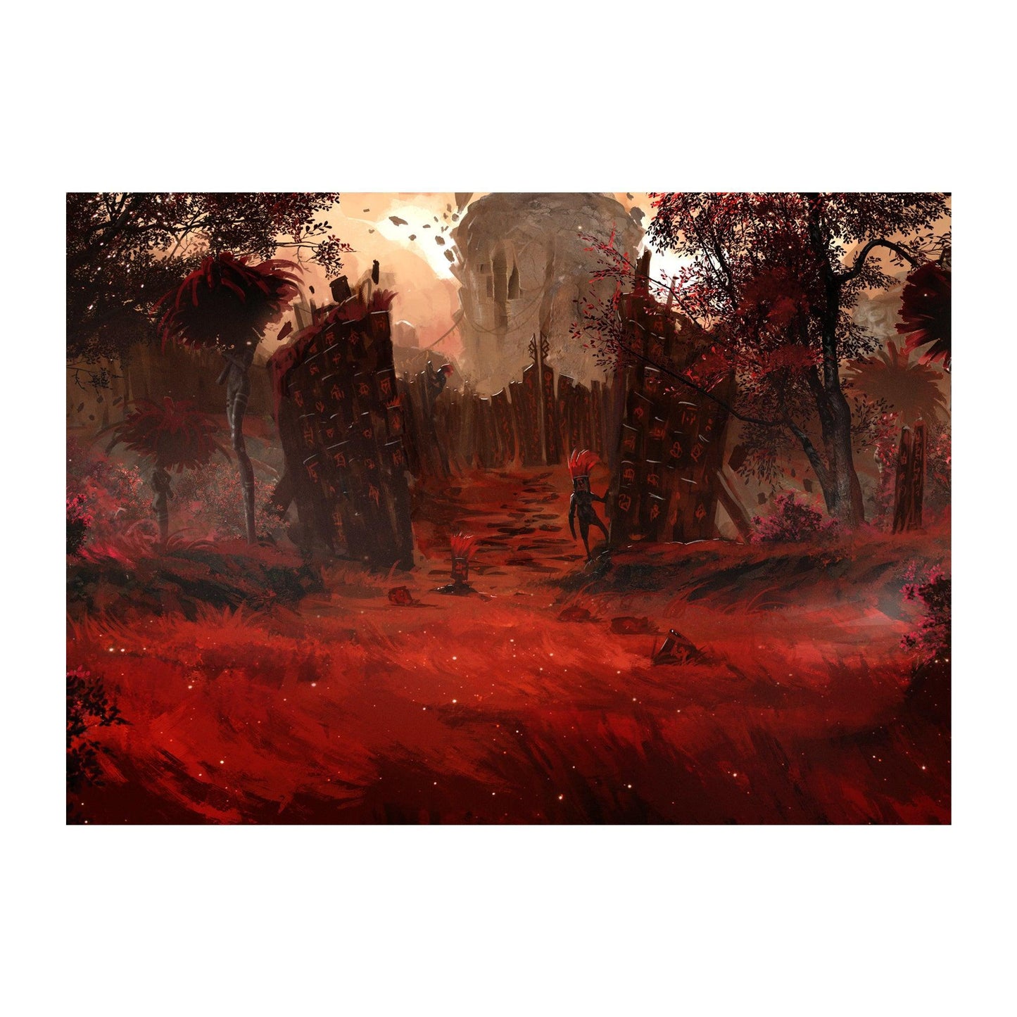 Expedition 33 - Gestral Village Entrance - Print - 12x16