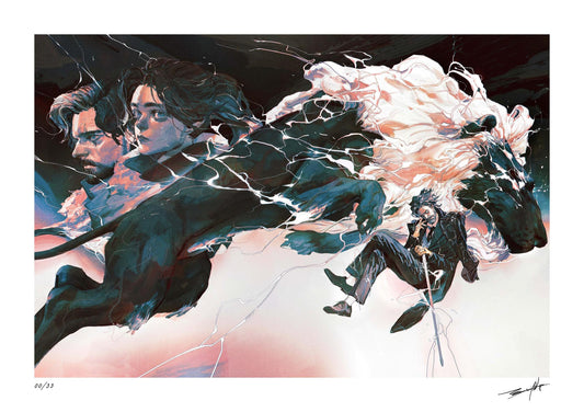 Expedition 33 - Gold Mane by Entei Ryu - Collector's Edition - Print - 34x24