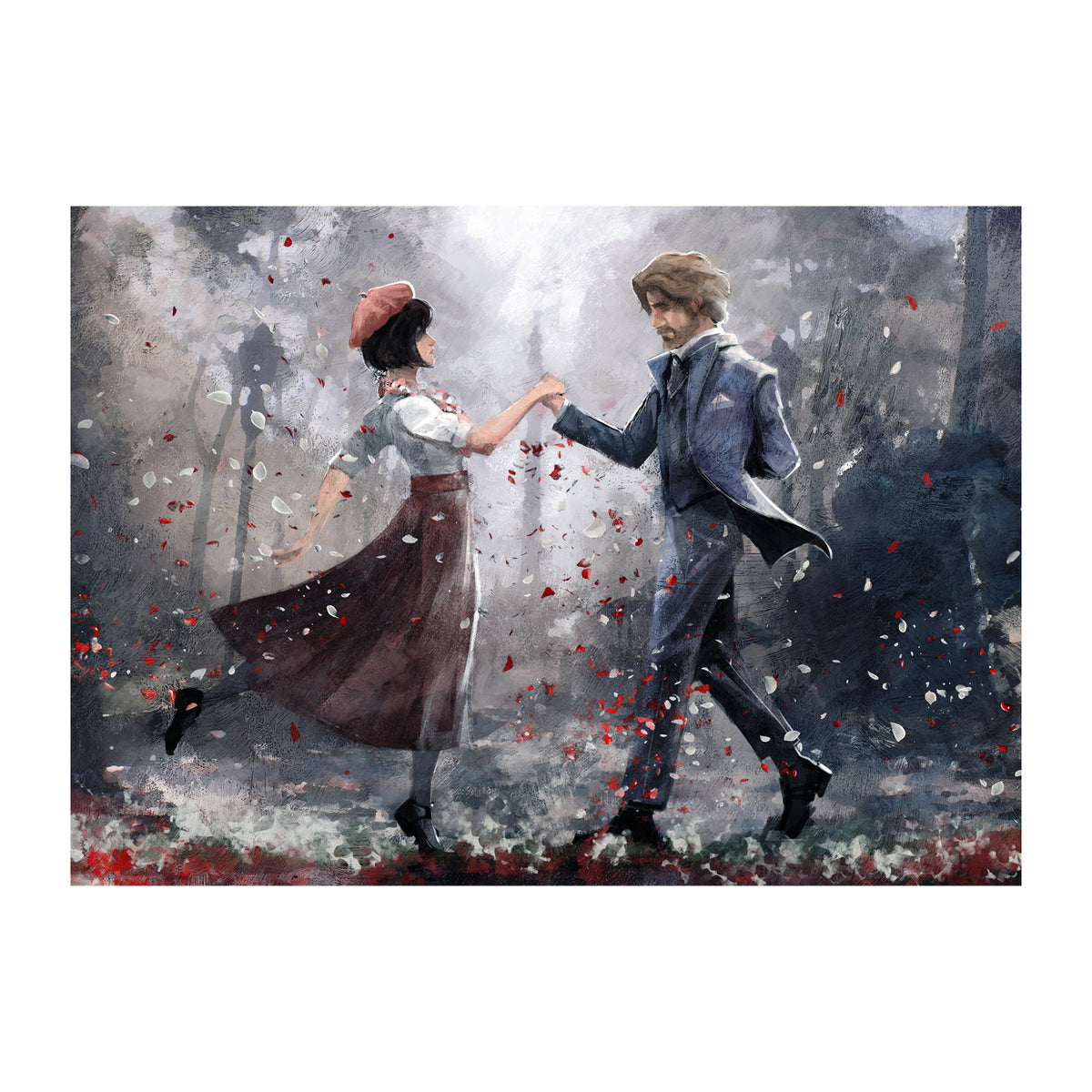 Expedition 33 - Gustave and Sophie Dancing - Print - 12x16