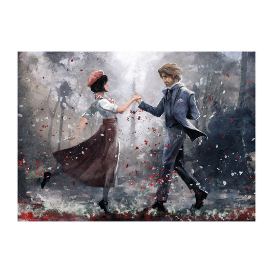 Expedition 33 - Gustave and Sophie Dancing - Print - 12x16