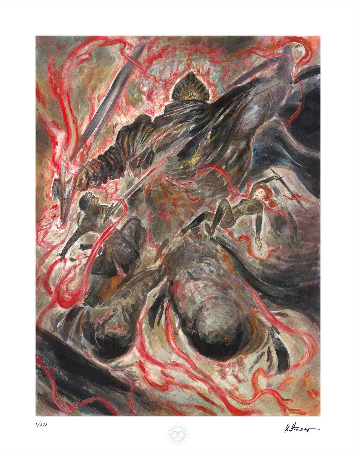 Expedition 33 - The Painted Duel Esquie Edition - Print - 30x38
