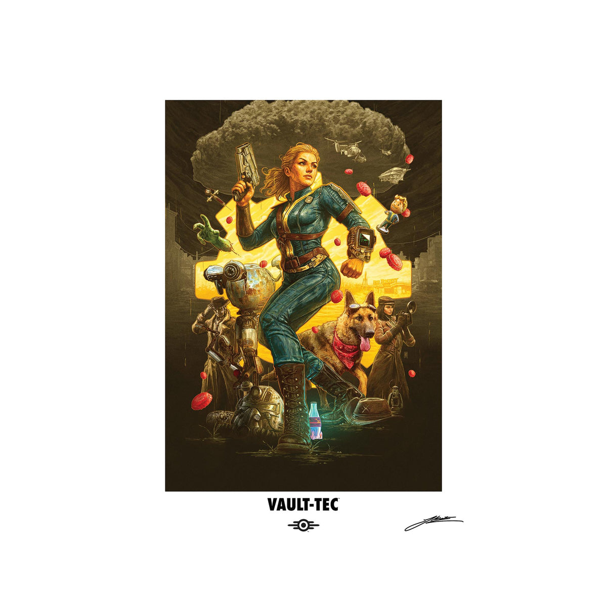 Fallout 4 - For The Commonwealth Limited Vault-Tec Edition - Print - 22x30.5