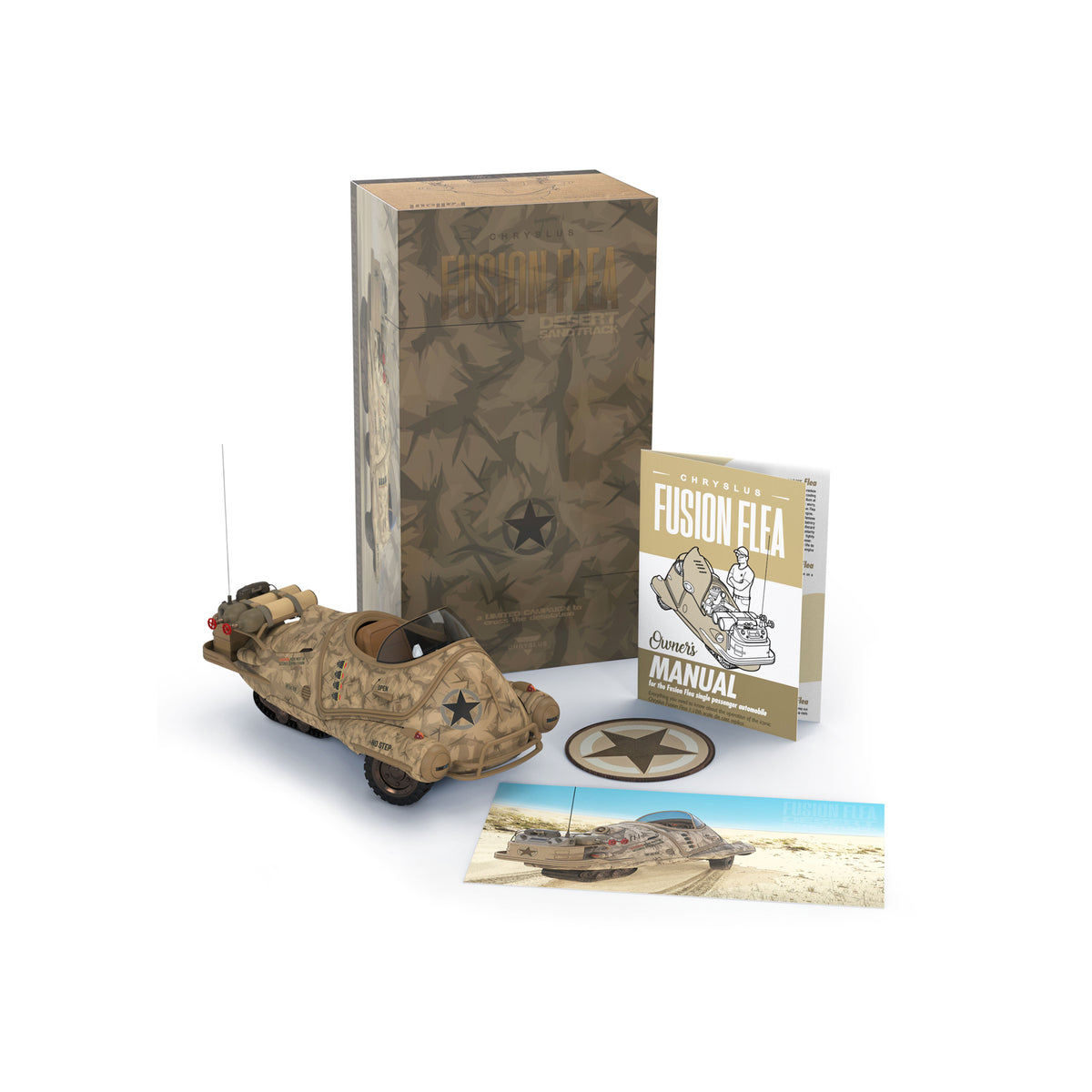 [OPEN BOX] Fallout - Desert Sandtrack Flea Die-Cast - Replica - IGN Store Exclusive