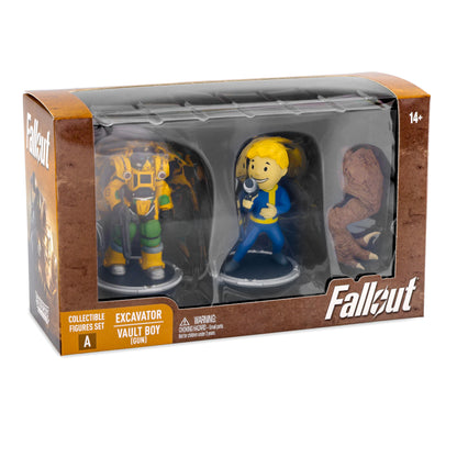 Fallout - Excavator and Gun Vault Boy - Mini Figures