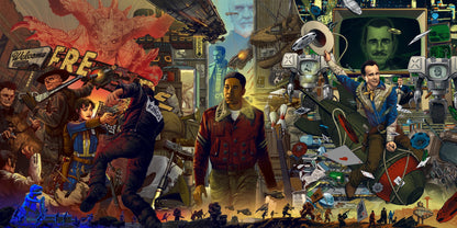 Fallout - New Vegas War Never Changes Limited-Edition - Print - 17x34