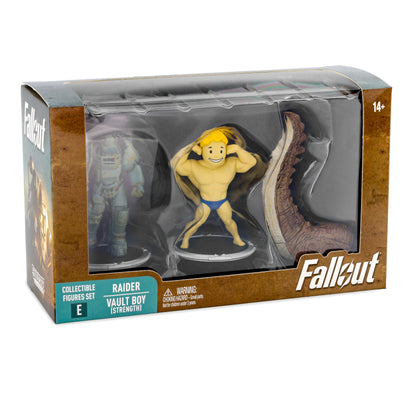 Fallout - Raider and Strong Vault Boy - Mini Figures