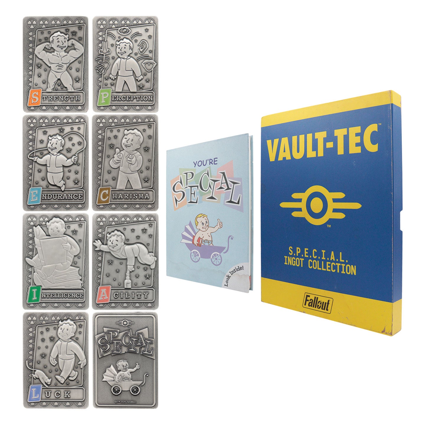 Fallout - S.P.E.C.I.A.L. Perk Card Collectors Album - Ingot Set