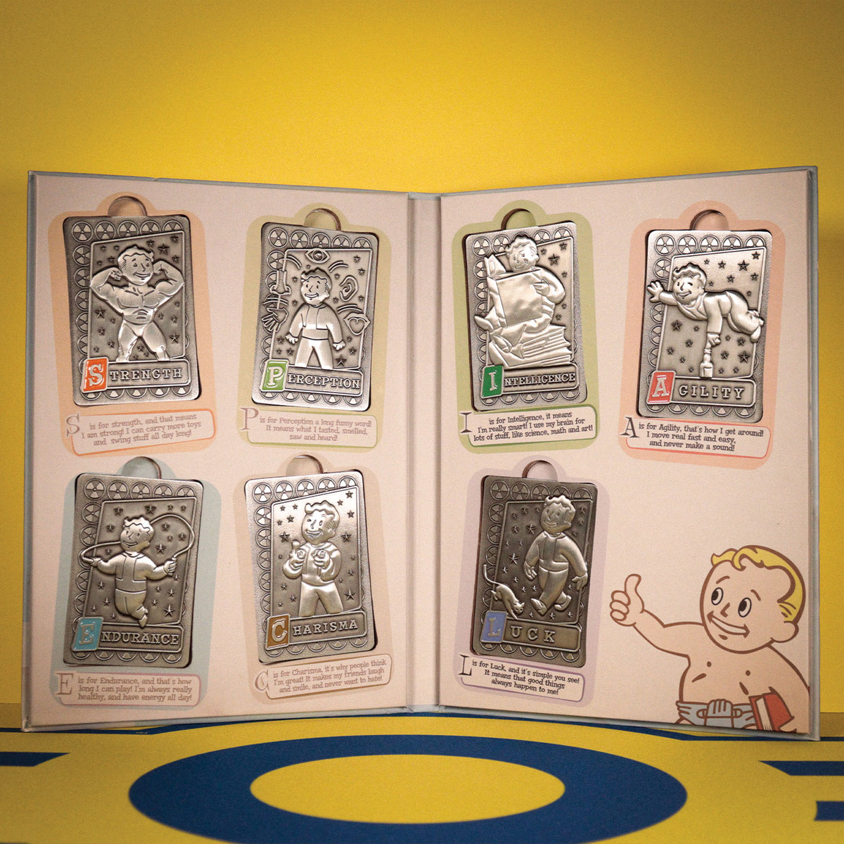 Fallout - S.P.E.C.I.A.L. Perk Card Collectors Album - Ingot Set