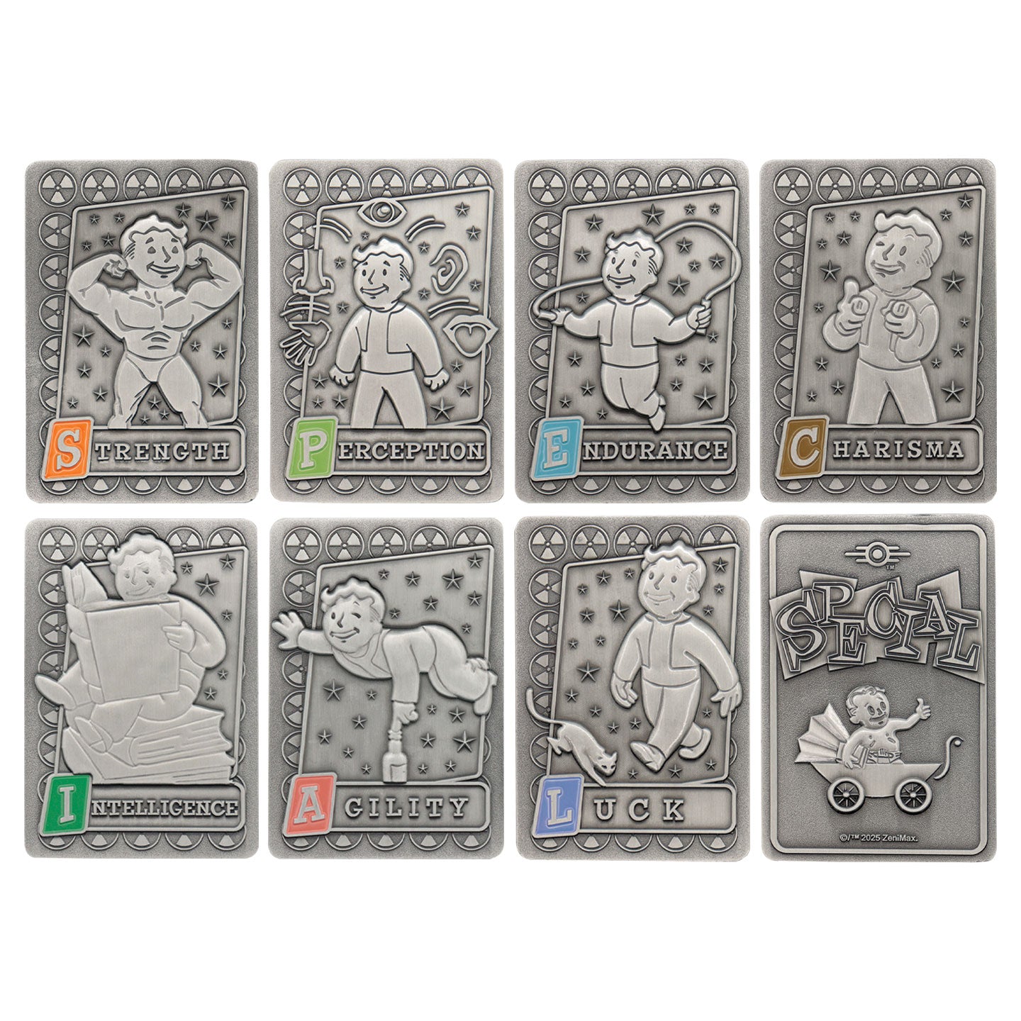 Fallout - S.P.E.C.I.A.L. Perk Card Collectors Album - Ingot Set