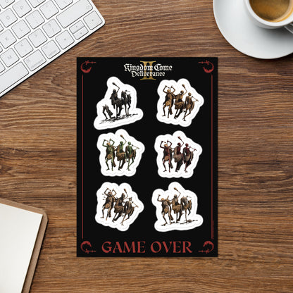 Kingdom Come Deliverance - Game Over - Sticker Sheet