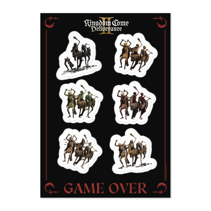 Kingdom Come Deliverance - Game Over - Sticker Sheet