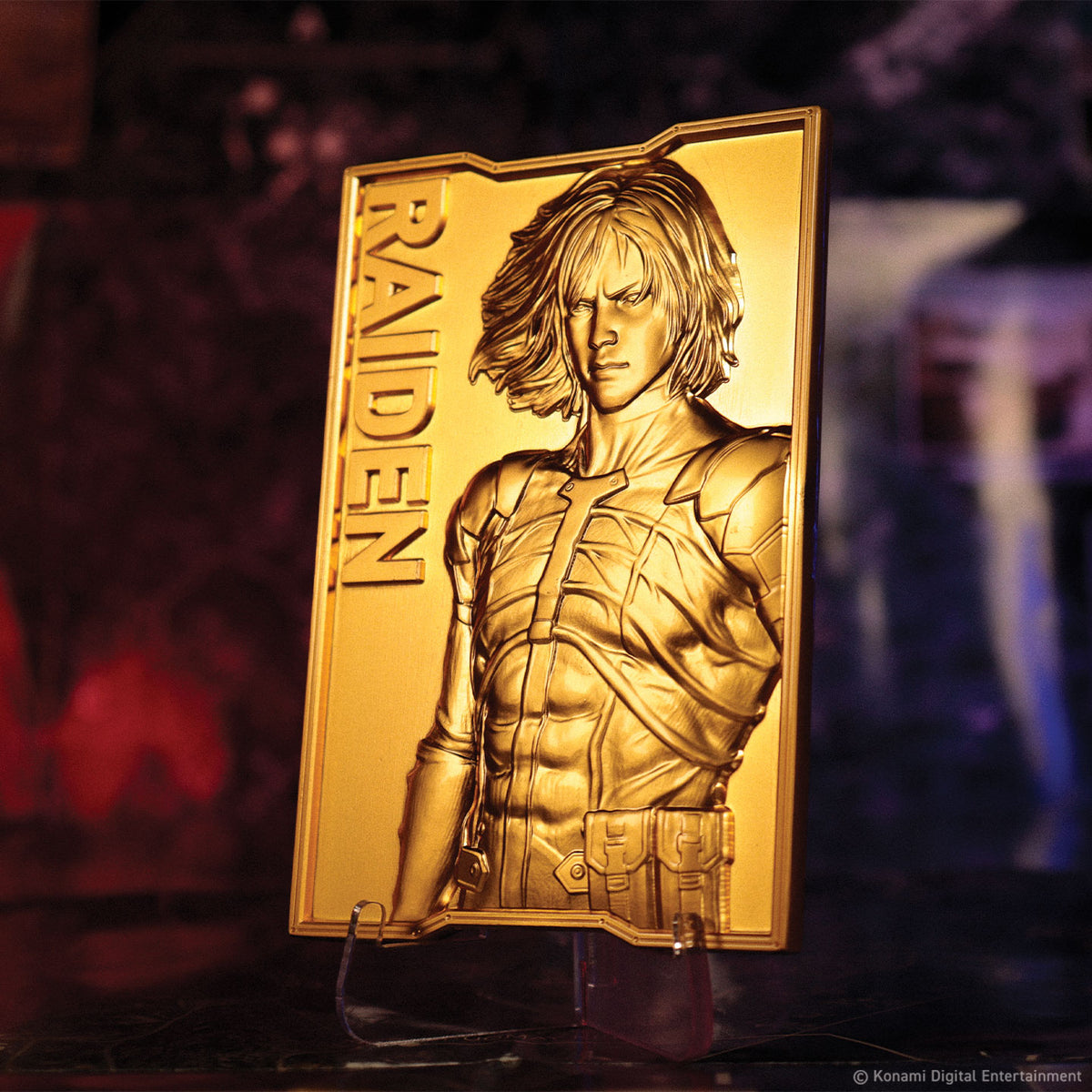 Metal Gear Solid 2 - 24k Gold Plated Raiden - Ingot