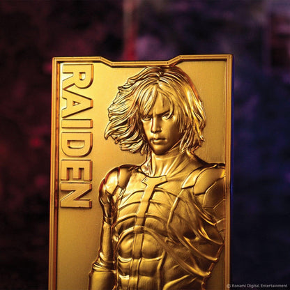 Metal Gear Solid 2 - 24k Gold Plated Raiden - Ingot