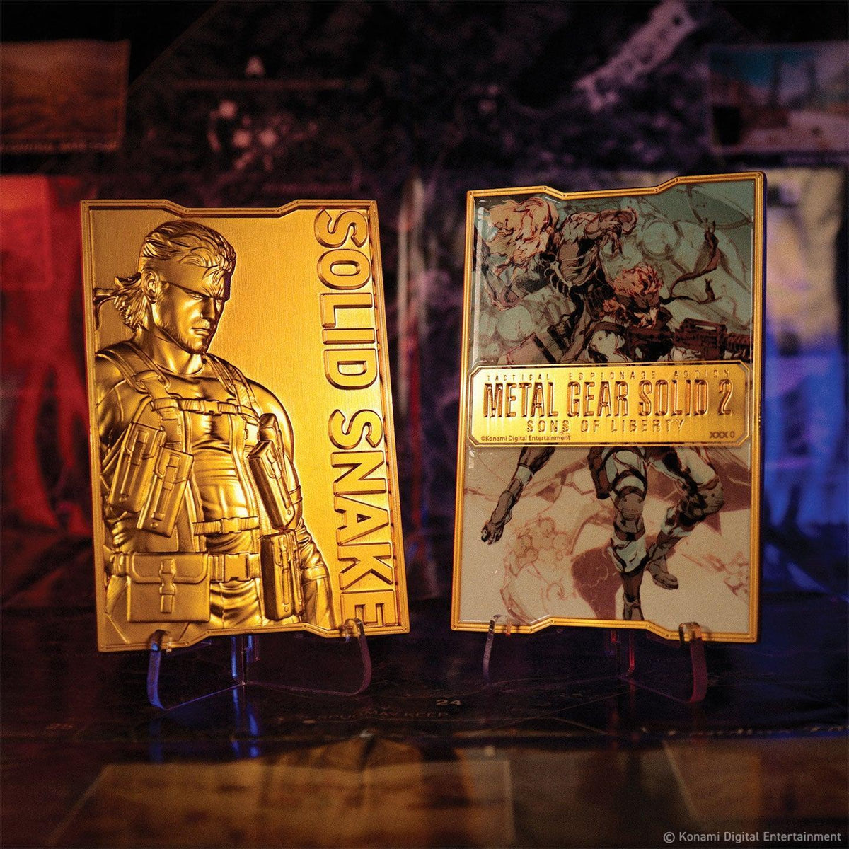 Metal Gear Solid 2 - 24k Gold Plated Snake - Ingot