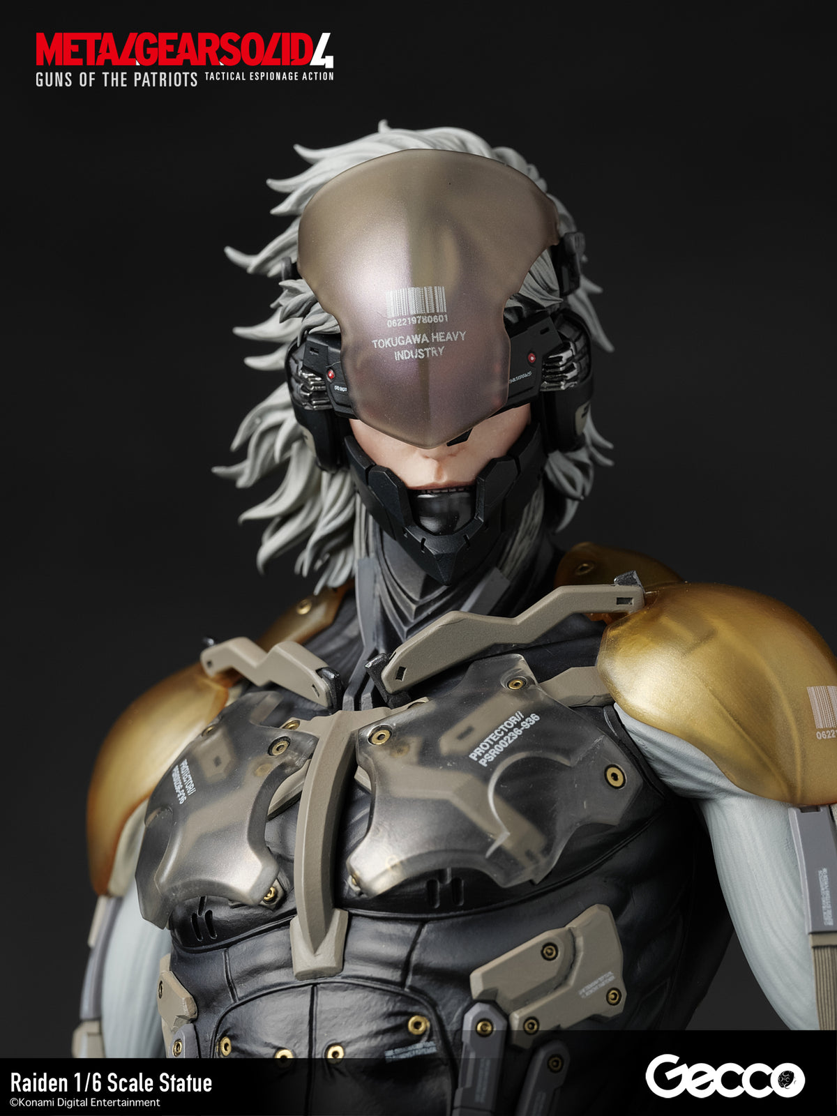 Metal Gear Solid 4 Guns of the Patriots - Raiden 1-6 Scale - Statue