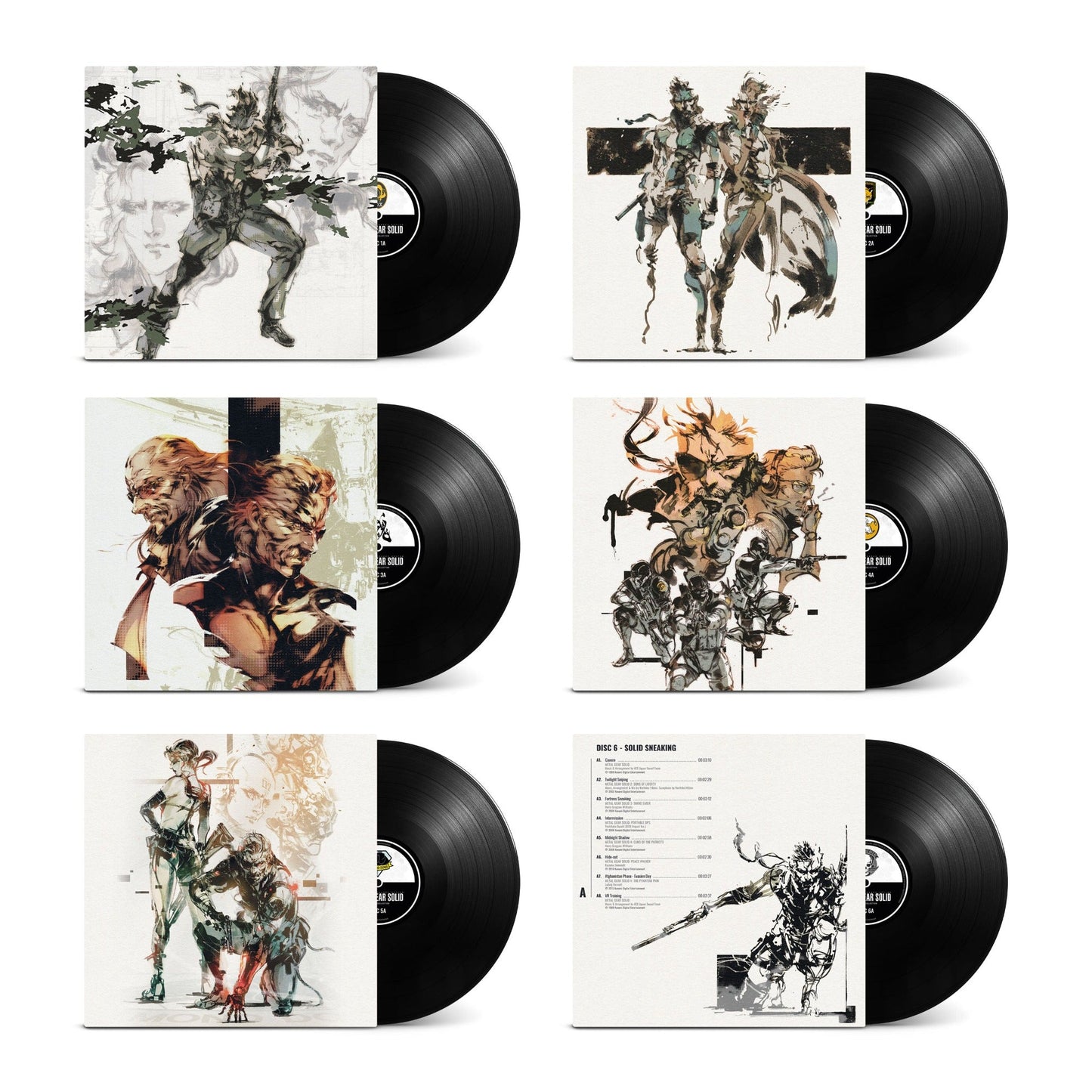 Metal Gear Solid - The Vinyl Collection Original Soundtrack - 6LP - Vinyl
