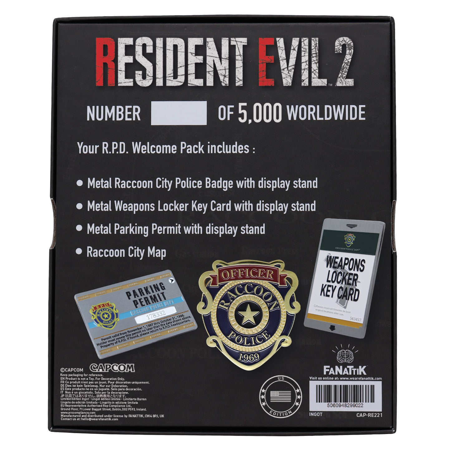 Resident Evil 2 - R.P.D. Welcome Pack - US Variant