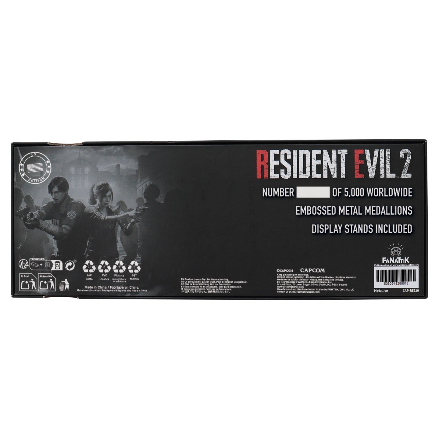 Resident Evil 2 - Set of 3 Medallions - US Variant